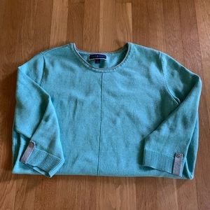 Karen Scott 3/4 sleeve tunic sweater, size L